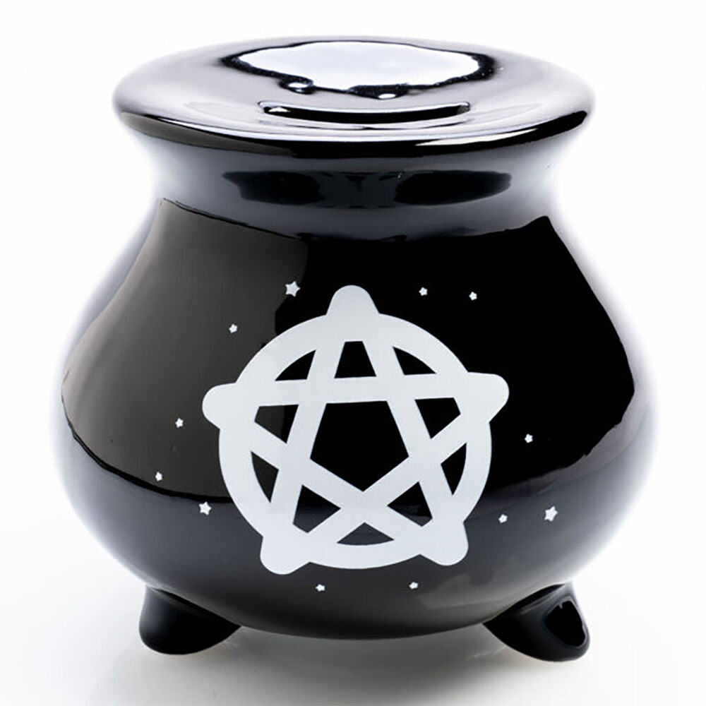 Mdi Money Bank Novelty Coin Money Saver Cauldron Witch Home Decor 12.4x11cm — image 3