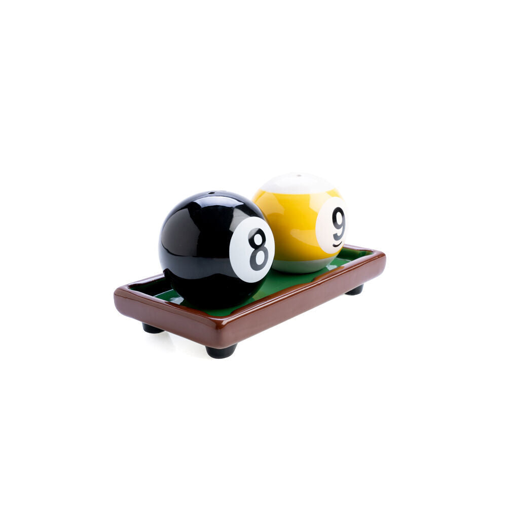 Flavour Mates 3D Salt & Pepper Shaker Set 14.7x7.8x7.5cm 8-Ball Pool Balls (2 Pieces) — image 2