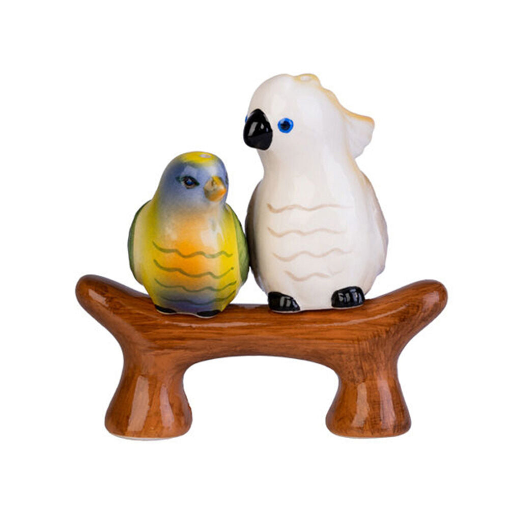 Flavour Mates 3D Salt & Pepper Shaker Duo Set 15.2x10x4.5cm Australian Birds (2 Pieces)
