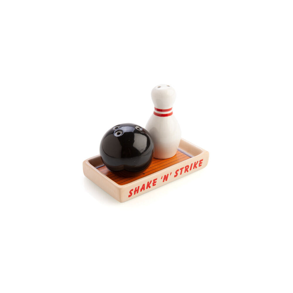 Flavour Mates 3D Salt & Pepper Shaker Duo Set 11x7x9cm Bowling Ball Pin (2 Pieces) — image 2