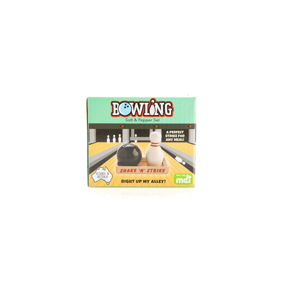 Flavour Mates 2pc Flavour Mates 3D Salt & Pepper Shaker Duo Set 11x7x9cm Bowling Ball Pin (2 Pack) — image 6