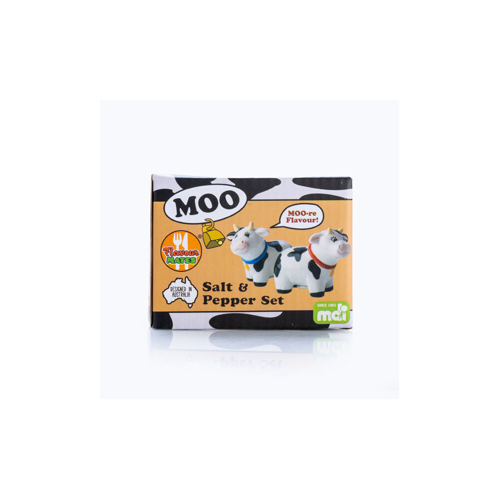 Flavour Mates 3D Salt & Pepper Shaker Duo Set 8.6x4x6.7cm Collared Cows (2 Pieces) — image 4