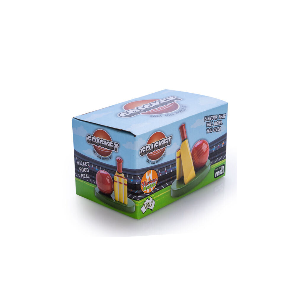 Flavour Mates 2pc Flavour Mates Salt & Pepper Shaker Set 12.6x7.7x11.1cm Cricket Ball Bat (2 Pack) — image 5