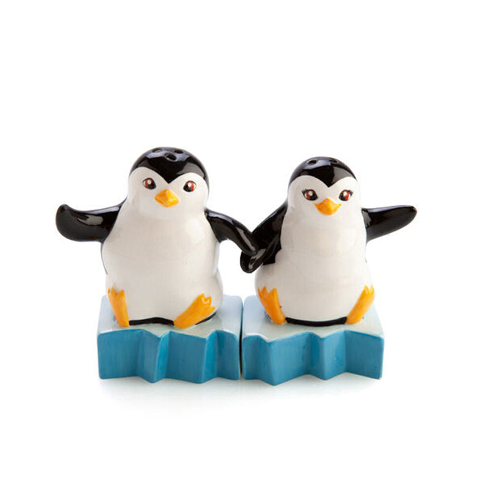 Flavour Mates 3D Salt & Pepper Shaker Set 15x5.5x9.5cm Mr Mrs Penguin (2 Pieces)