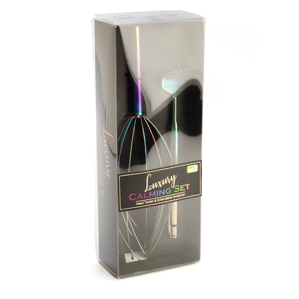 Mdi Luxury Calming Set Head Tickler & Extendable Back Scratcher Rainbow — image 4