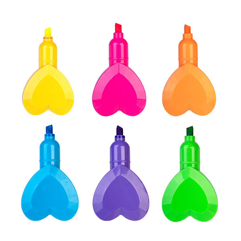 Mdi Stackable Highlighters Writing Stationery Marker Pens Heart Assorted — image 2