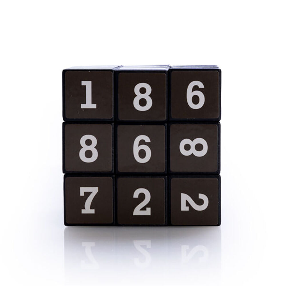 Mdi 5.5x5.5cm Number Puzzle Game Sudoku Cube Educational Toy Black — image 2