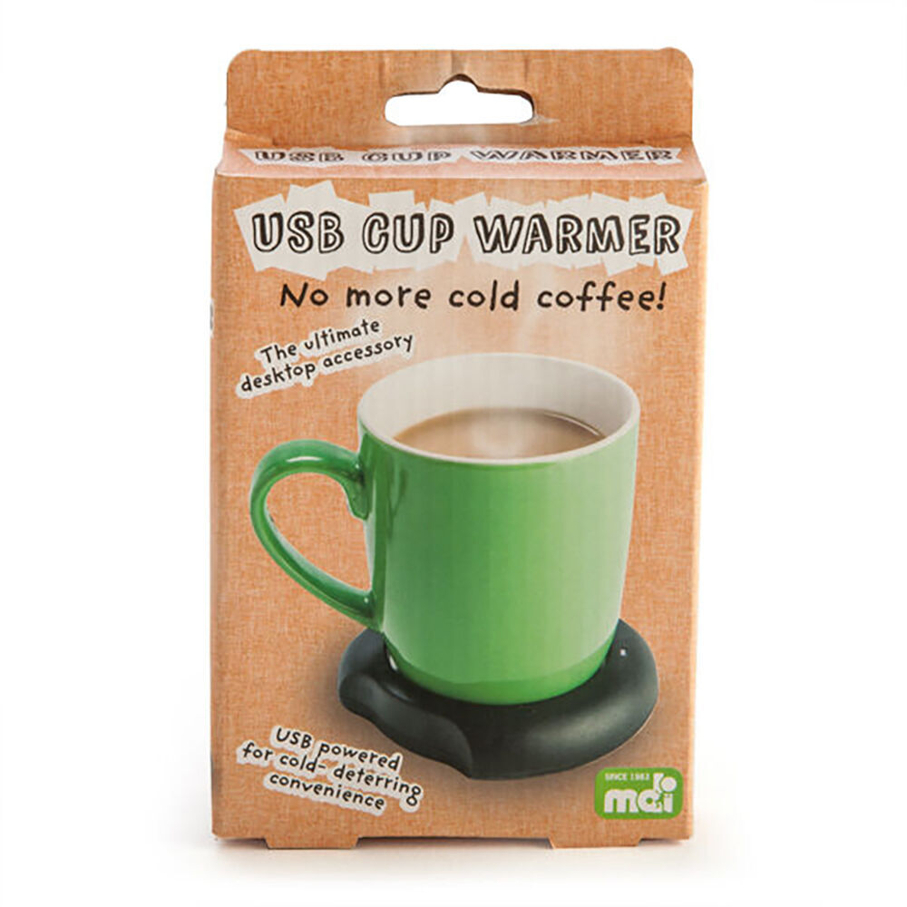 Mdi USB Powered Portable Cup Coffee Warmer Heater Pad Home & Office Green (2 Pack) — image 2