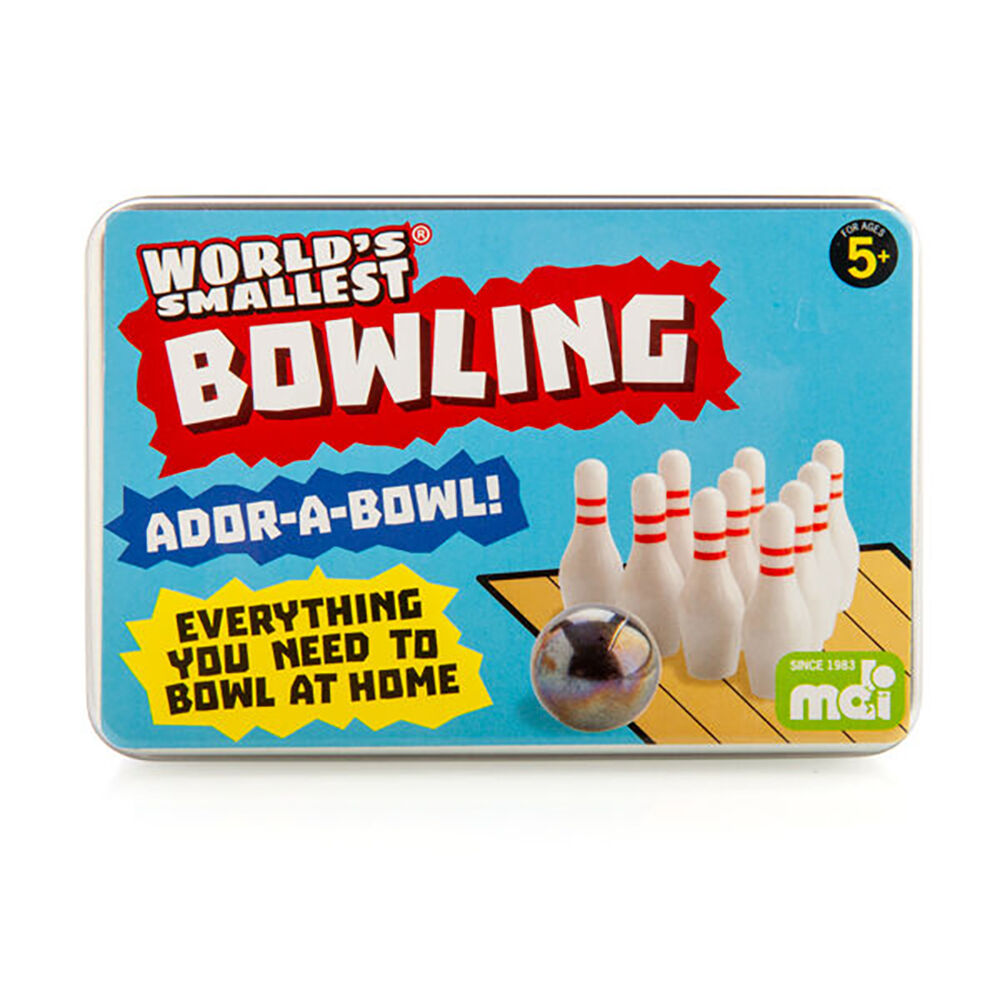 Worlds Smallest Board Game Bowling Miniature Toy Set Kids/Children 5y+