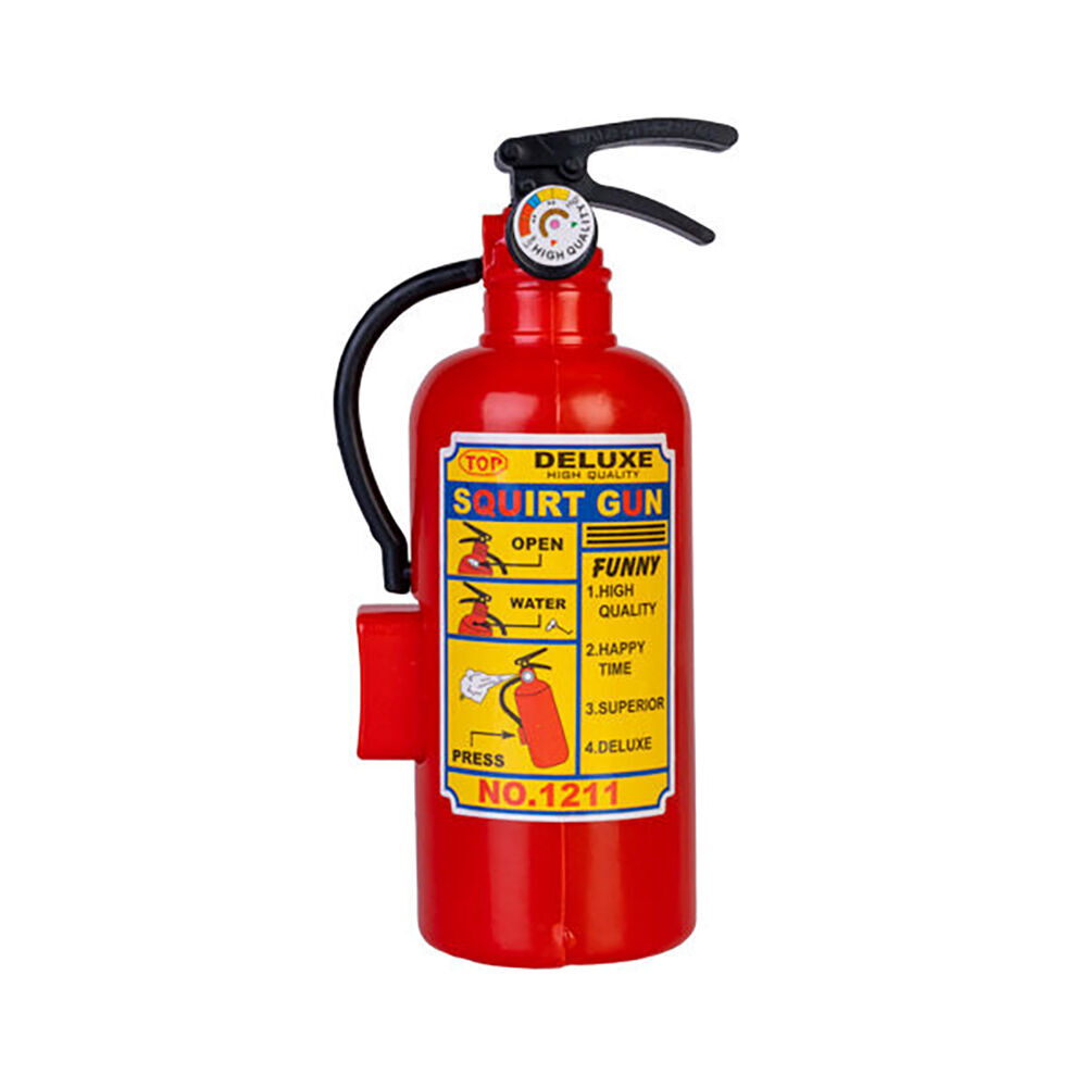 Worlds Smallest World Fire Extinguisher Squirt Gun Miniature Toy Kids 6y+ (4 Pack) — image 2