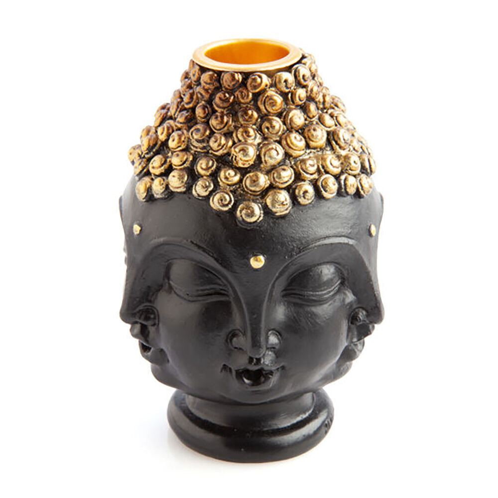 Mdi Backflow Burner 4 Faces Buddha Head Incense Cone Burner Home/Room Decor (2 Pack) — image 4