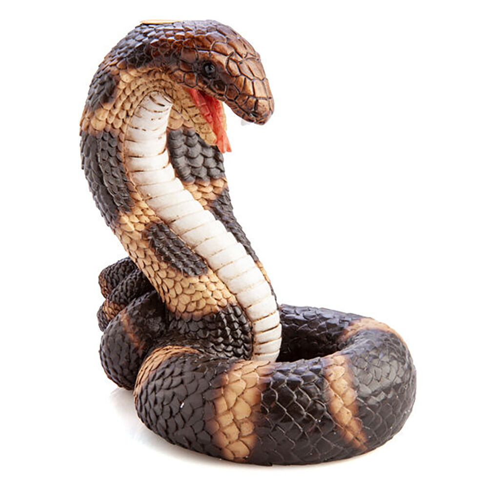 Mdi Backflow Burner Snake Cobra Incense Burner Home/Room Reptile Decor Brown — image 2