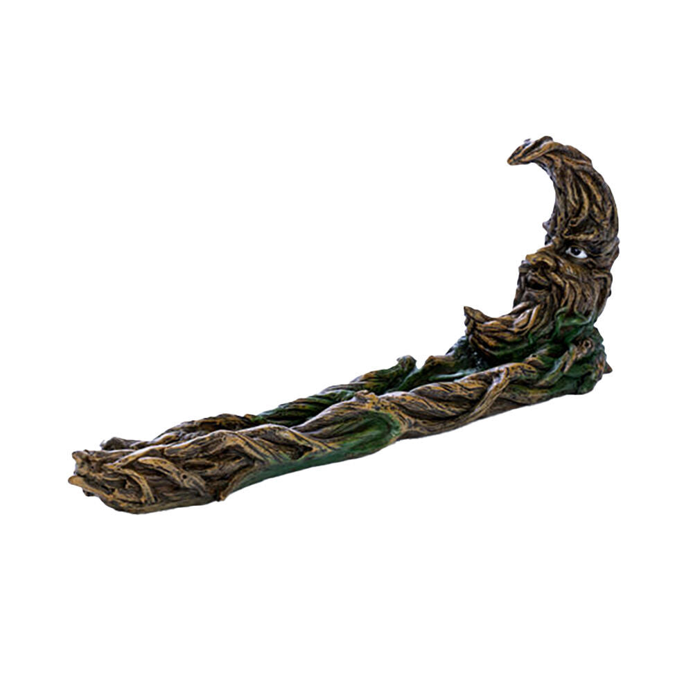 Mystical Worlds Flat Polyresin Incense Burner/Holder Moon Tree 29x10.2cm (2 Pack) — image 2