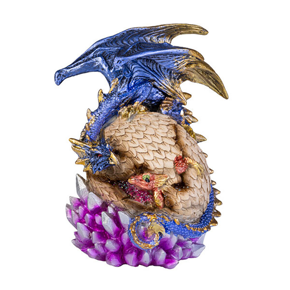 Mystical Worlds Egg Dragons Crystal Figurine/Statue Home Decor 14x17.5cm