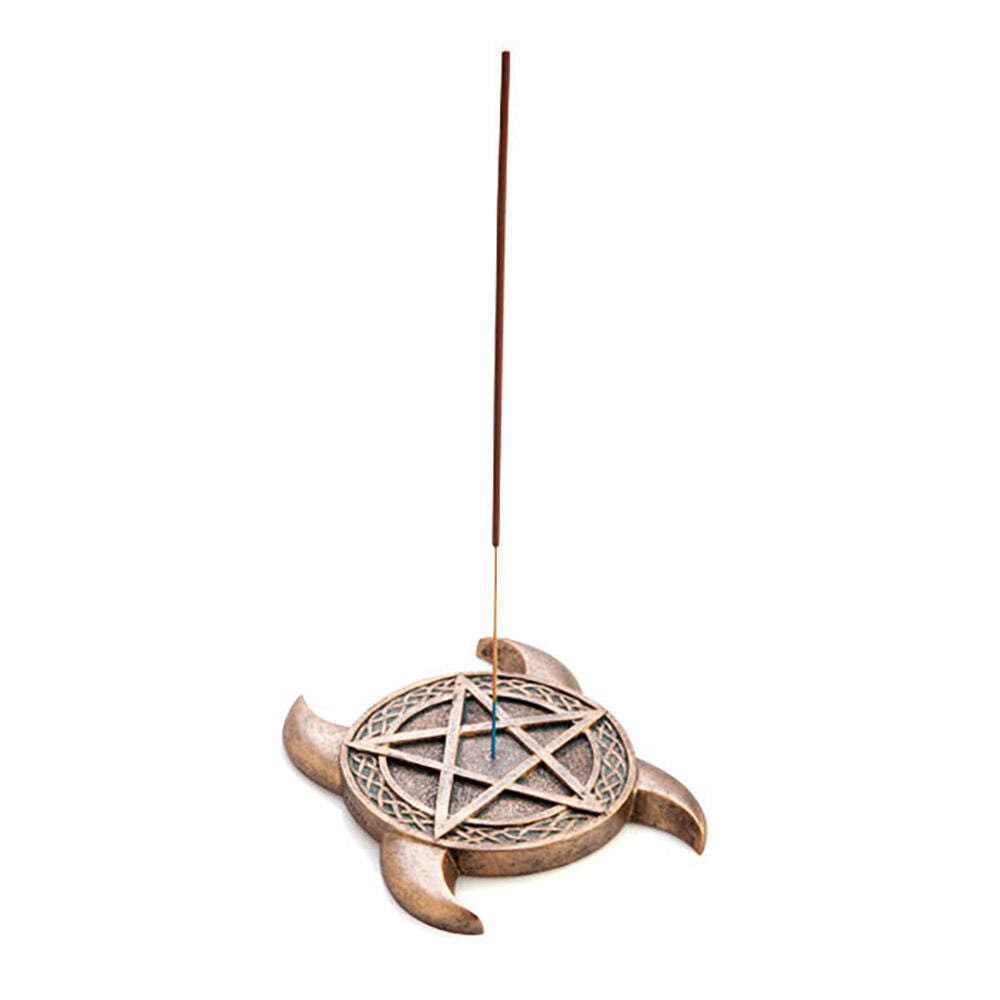 Mdi Stick Incense Burner Pentacle Stand/Holder Copper Home Fragrance Decor (6 Pack) — image 3