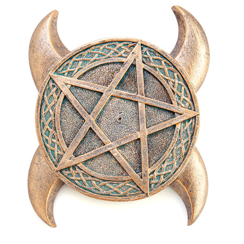 Mdi Stick Incense Burner Pentacle Stand/Holder Copper Home Fragrance Decor (6 Pack) — image 2