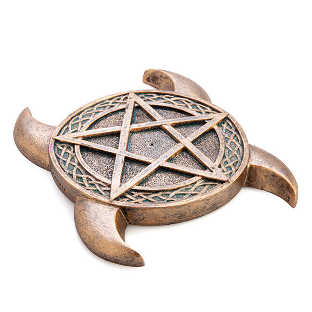 Mdi Stick Incense Burner Pentacle Stand/Holder Copper Home Fragrance Decor (6 Pack) — image 4