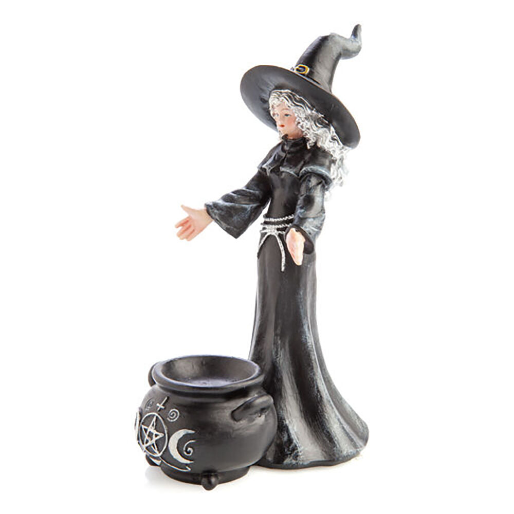 Mdi Black Witch Rock Stick Incense Burner Stand Holder Home Decor 20x13cm — image 4