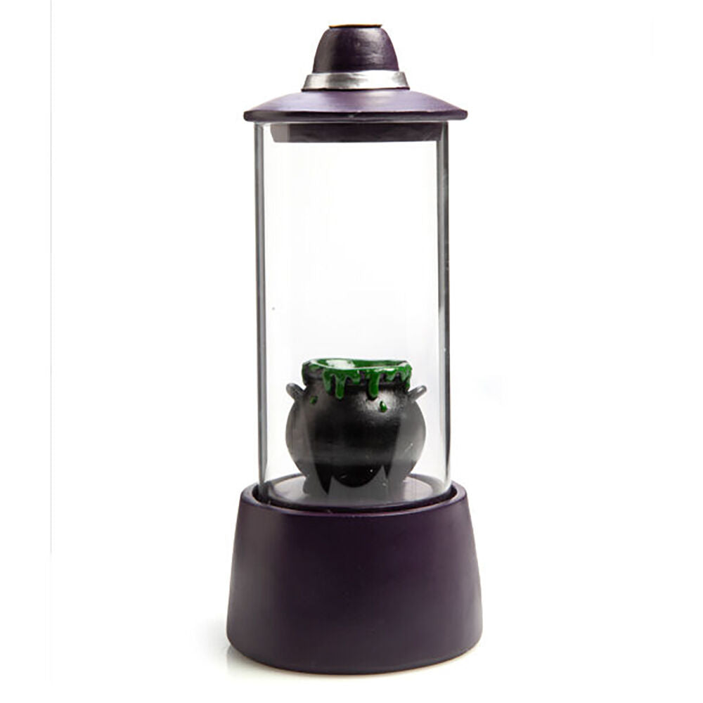 Mdi LED Backflow Incense Burner Cauldron Case Aromatherapy Decor 10.3x23.5cm — image 3