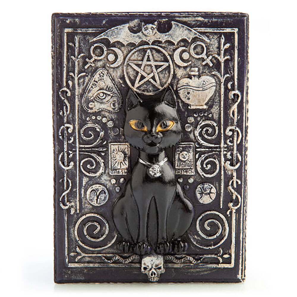 Mystical Worlds Jewellery Trinket Tarot Box Black Cat Storage Home Decor