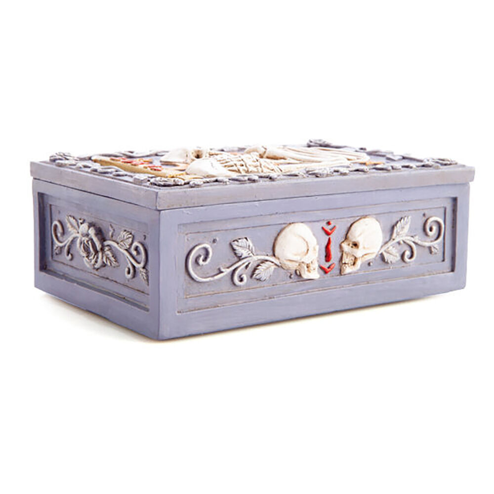 Mystical Worlds Jewellery Trinket Tarot Box Skeleton Storage Home Decor — image 2