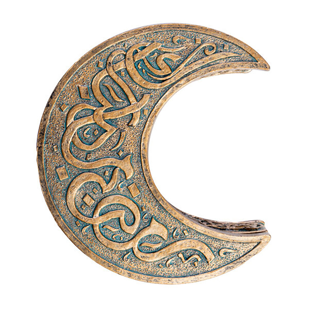 Mystical Worlds Jewellery Storage Trinket Box Moon Gold Decor Antique — image 3