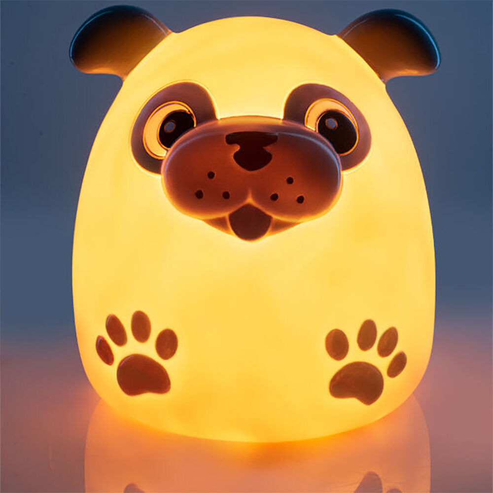 Pug Children/Kids Bedroom Decor Night Lightning Smooshos Pal Table Lamp — image 2