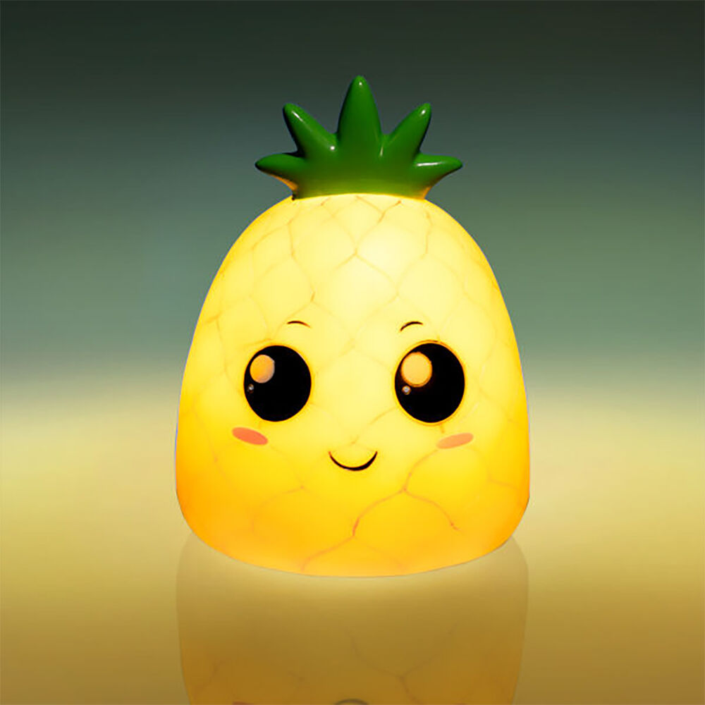 Smooshos Children Night Light Bedroom Decor Yellow Pineapple Pal Table Lamp — image 2