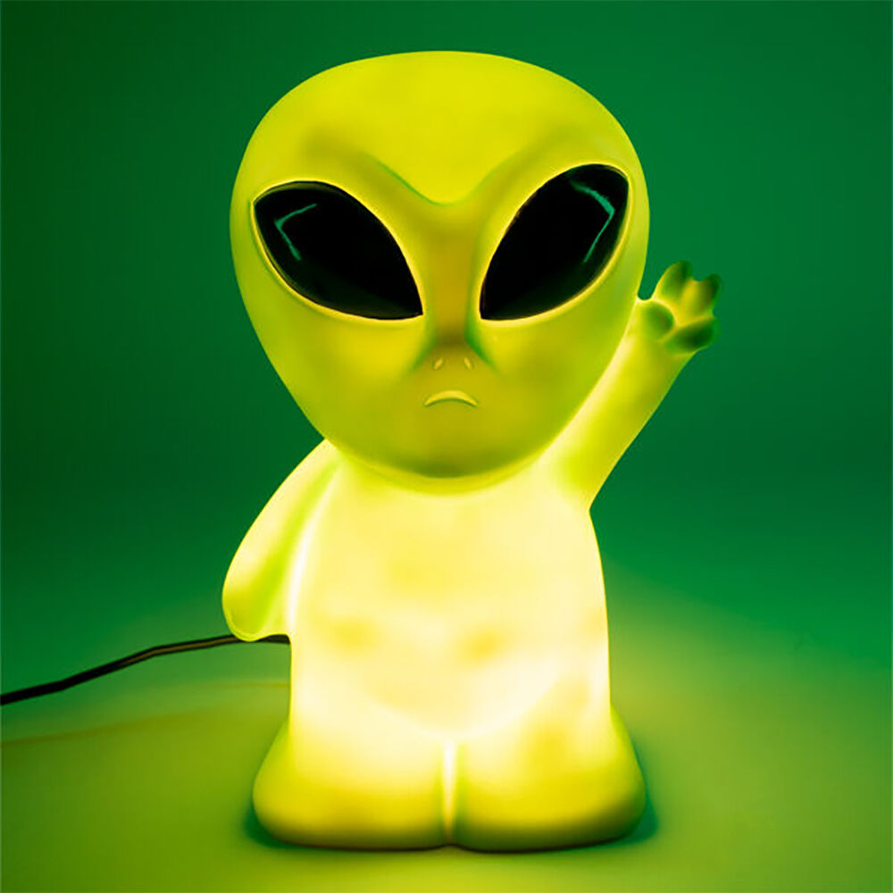 Mdi Alien Night Light Table Lamp Bedroom Decor Kids/Children Green — image 2