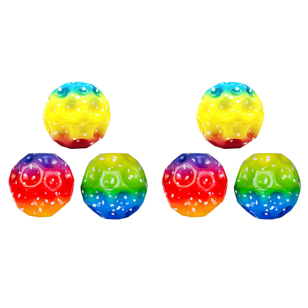 Mdi Bouncing Asteroid Ball Kids/Children Handball Play Toy Rainbow Assorted (6 Pack)