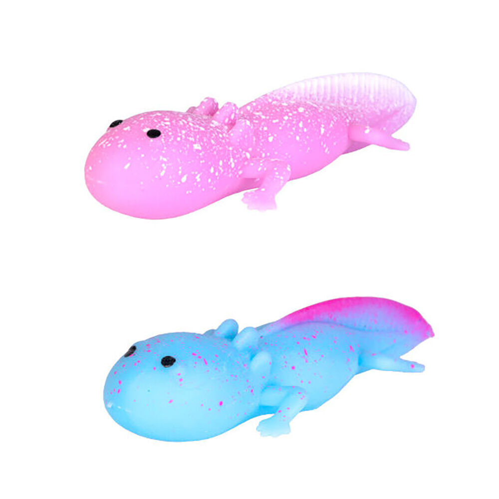 Axolotl 2pc Axolotl Squishy Stretchy Rubber Flingers Fidget Toy 4.7x10cm Axolotl 3+ (6 Pack) — image 2
