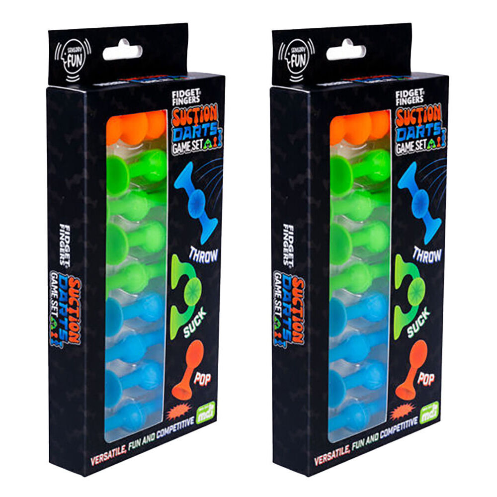 Mdi Suction Dart Game Throwing Set Kids/Family Sensory Fun Party Play Night (2 Pack)