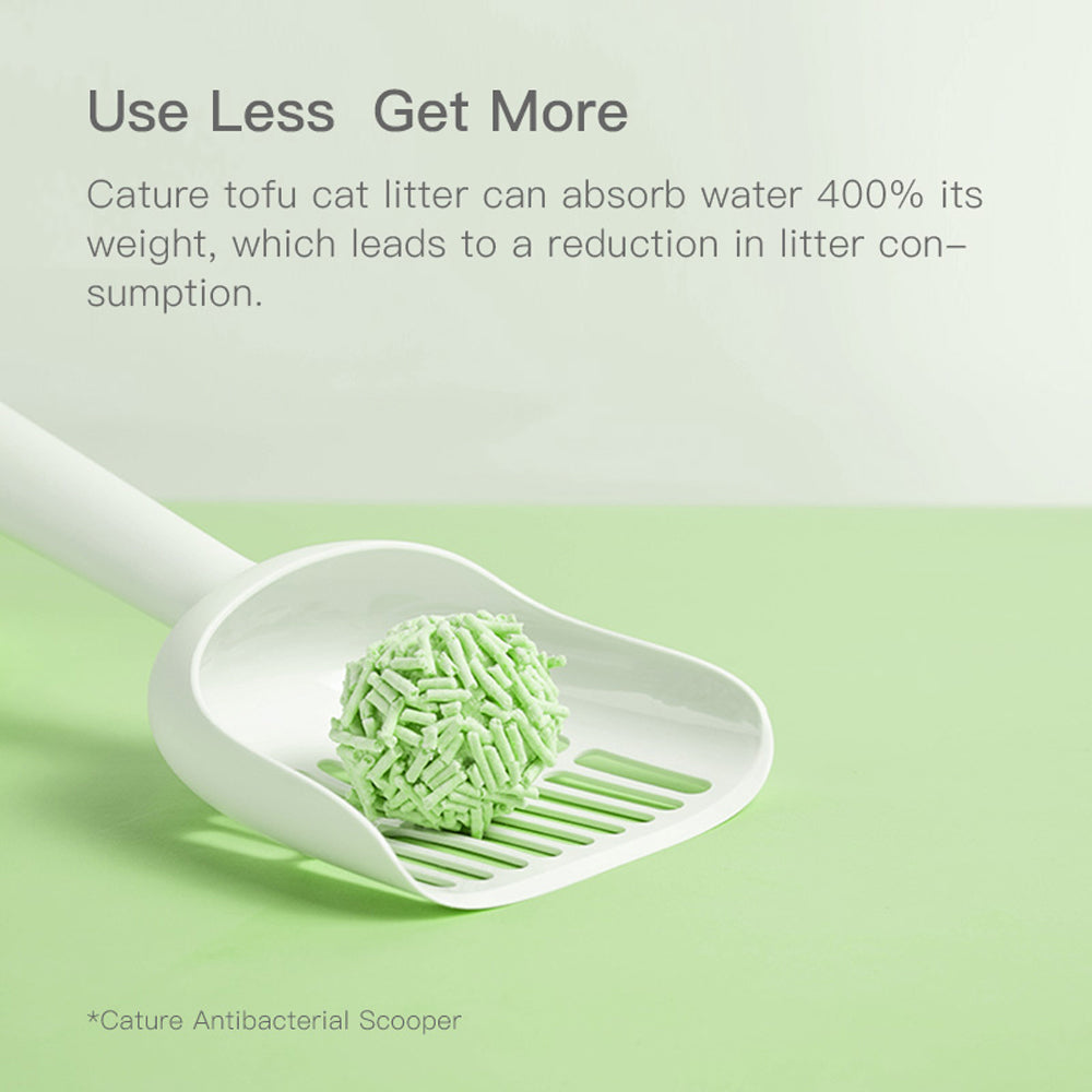 Cature 18L/7.2kg Natural Tofu Clumping Cat Litter Pellets Green Tea Flushable — image 6