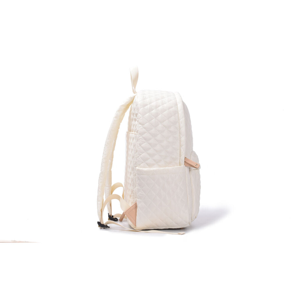 Tosca Metro Quilted Oxford Lightweight Travel 15" Laptop Backpack Mushroom — image 2