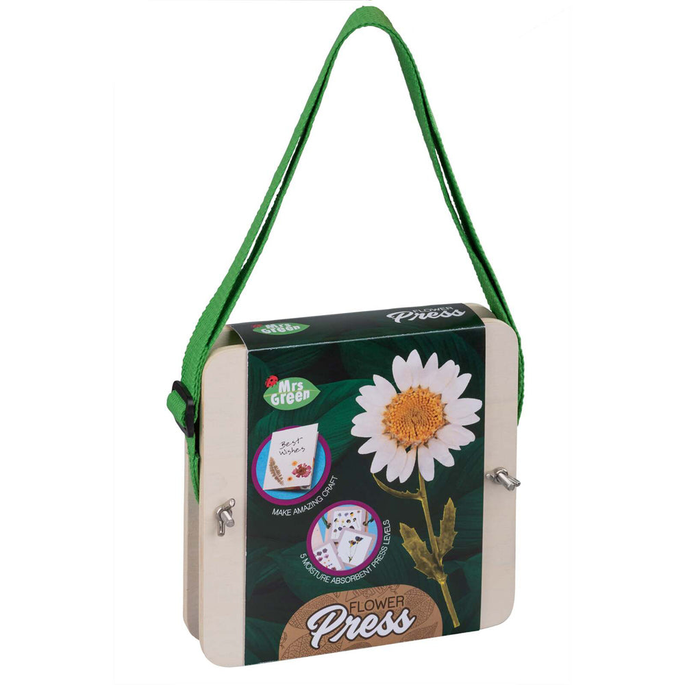 MRS Green Pocket Flower Press Craft Kit Large Wooden Toys Children/Kids/Teen Art — image 2