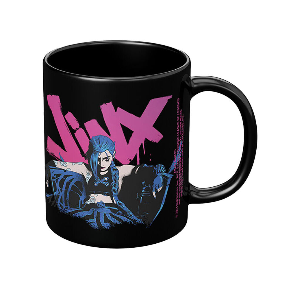 Impact Rock Merchandise Multicoloured Arcane League of Legends Jinx Coffee Mug