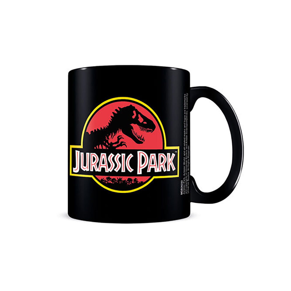 Jurassic Park Logo Movie Themed Gift Coffee Mug Drinking Cup 300ml Black