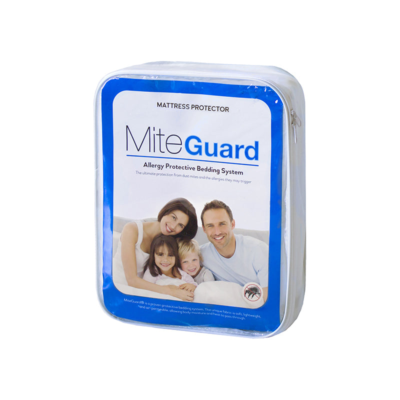 Bambury Bed Mite-Guard Mattress Protector Soft Woven Home Bedding — Single
