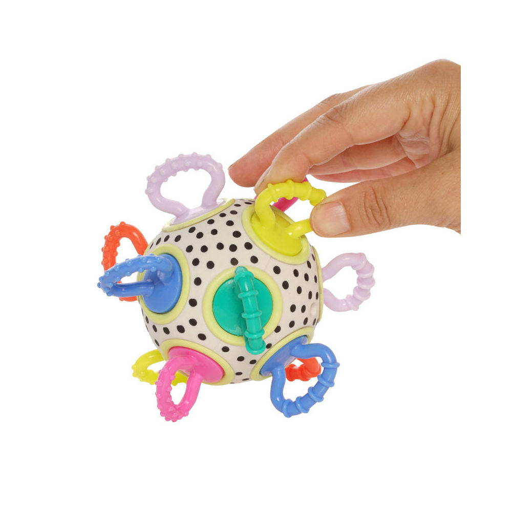 Manhattan Click Clack Colorpop Ball Baby/Infant Rattle Sensory Play Toy 0m+ — image 2