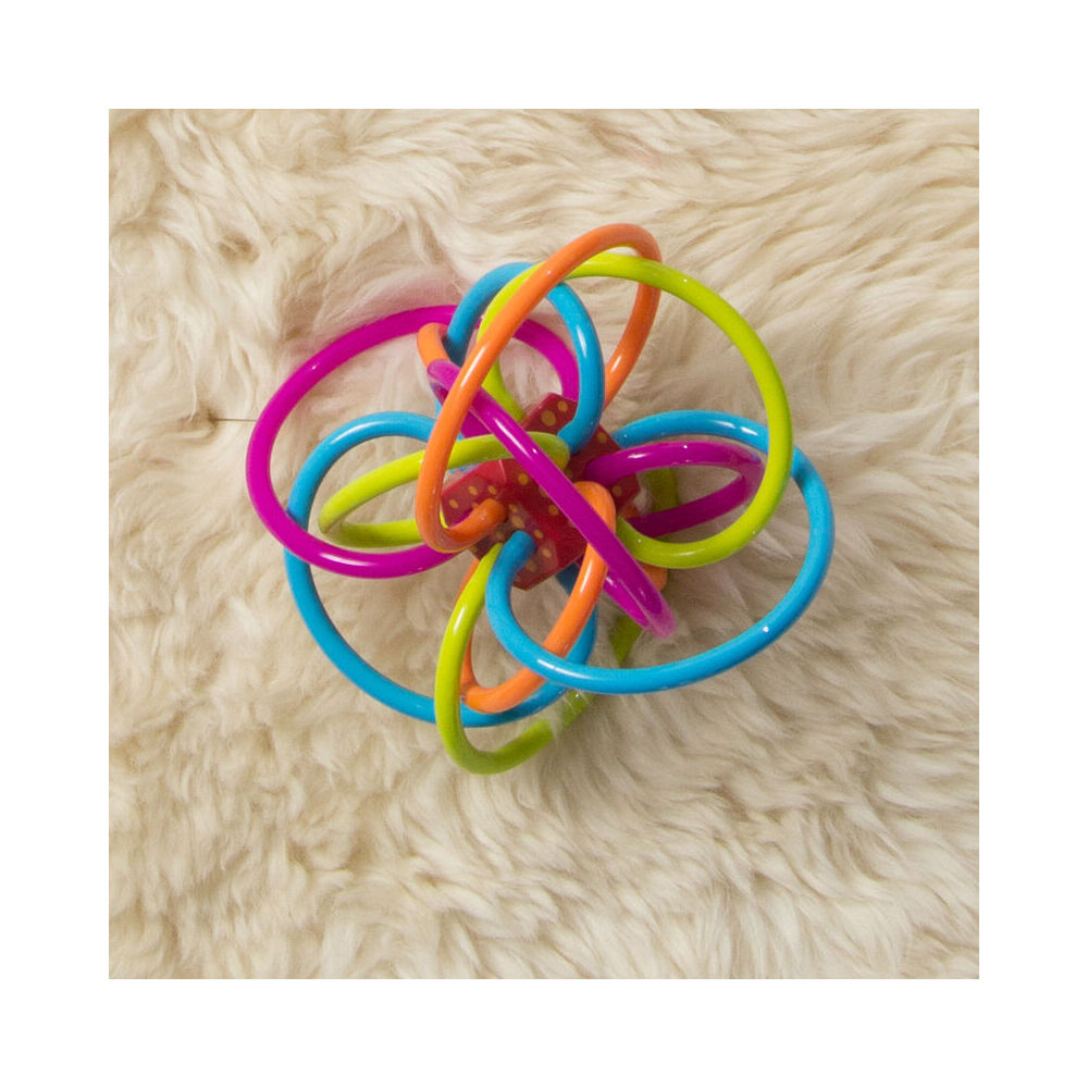 Manhattan Classic Winkel Rattle 12.7cm Baby/Toddler Activity Toy Unboxed 0m+ — image 2