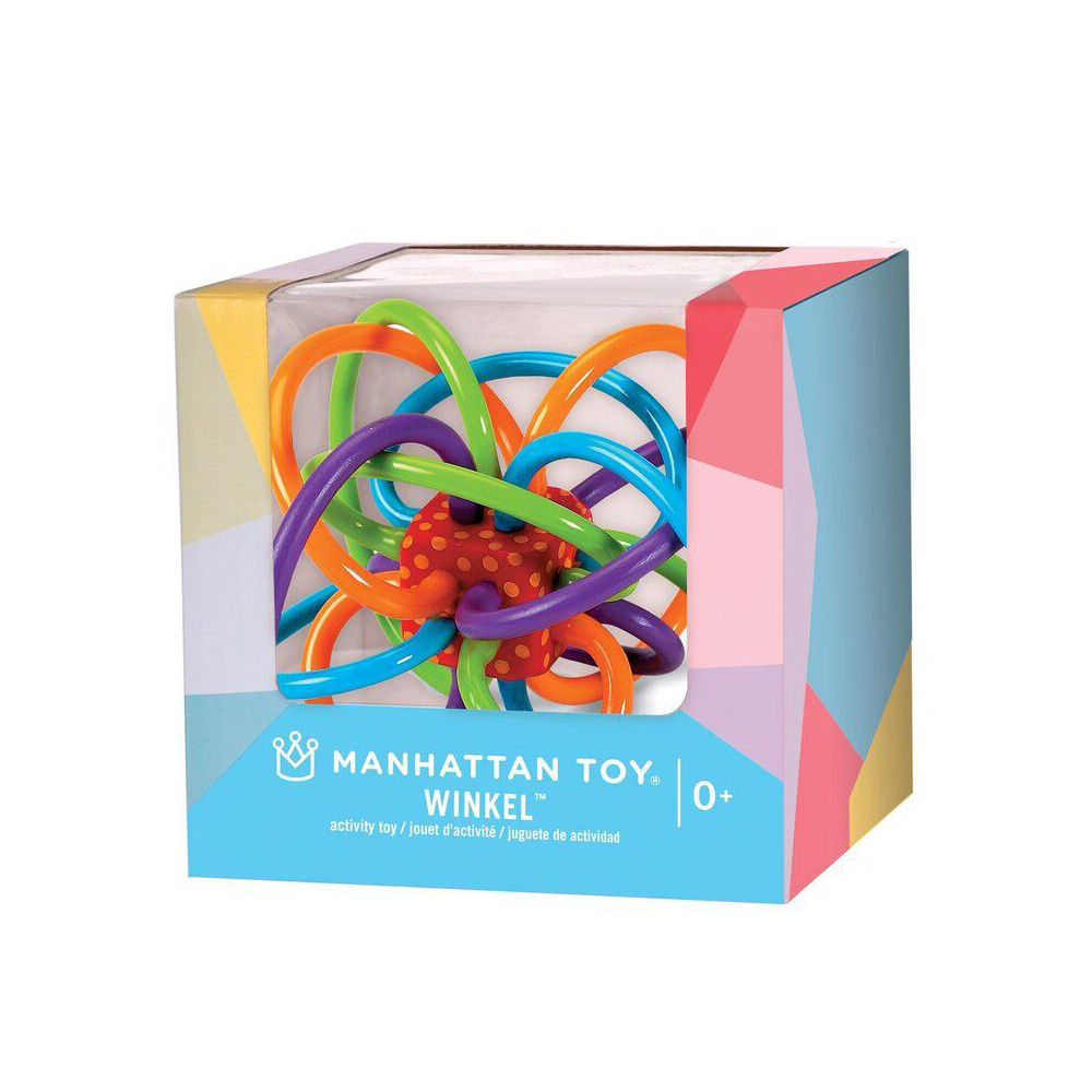 Manhattan Classic Winkel Rattle 12.7cm Baby/Toddler Activity Toy Boxed 0m+