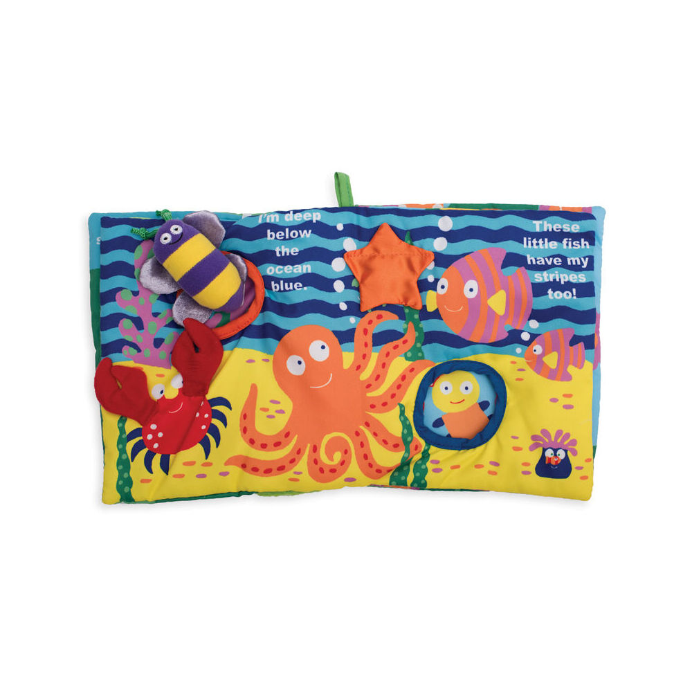 Manhattan 21cm Baby/Toddler Educational Buzzing Through Fabric Book Toy 6m+ — image 4