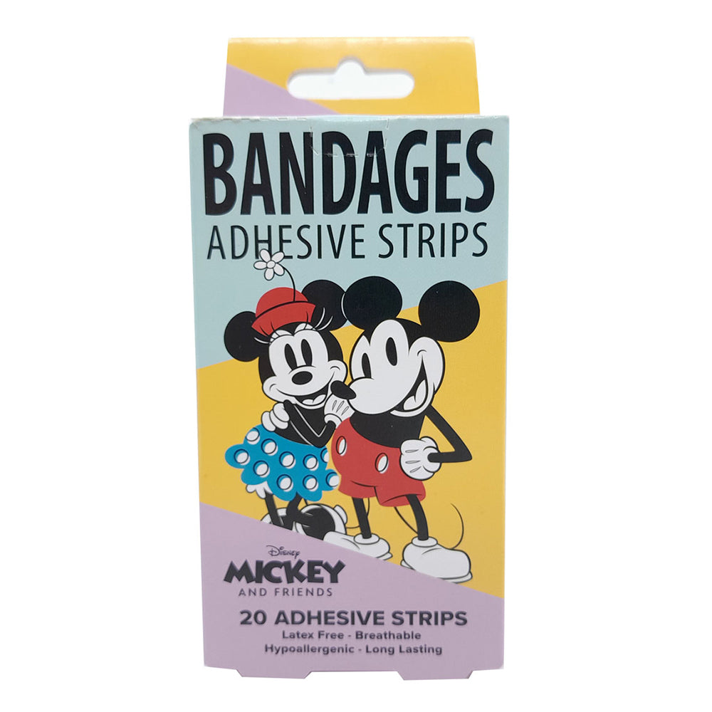 Mickey Mouse Disney Mickey Mouse Kids/Children Breathable Bandages Adhesive Strips 6y+ (20 Pieces)