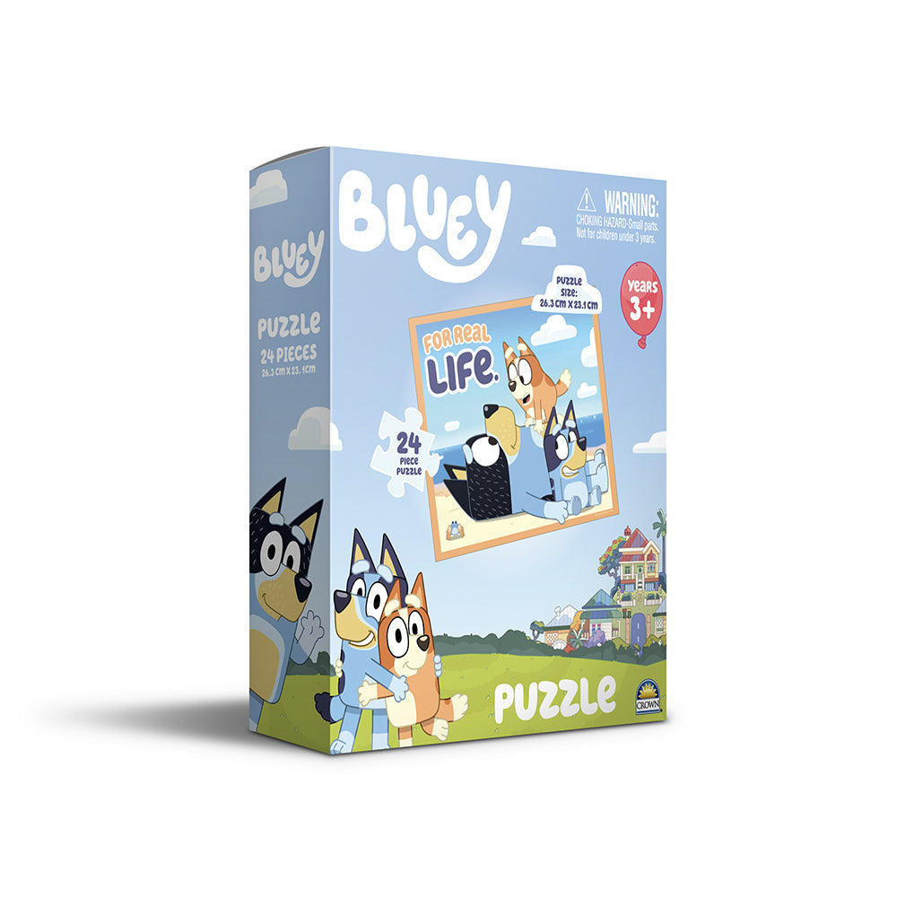 Crown Bluey Kids/Children's Boxed Jigsaw Puzzle Set Assorted 26x23cm 3yrs+ (24 Pieces) — image 2