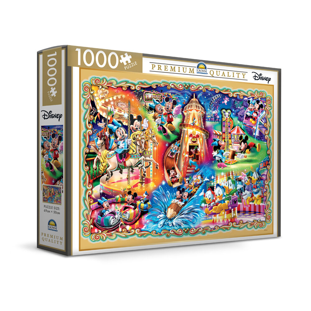 Crown Premium Jigsaw Puzzle Mickey & Friends Carnival Kids/Children 8y+ (1000 Pieces)