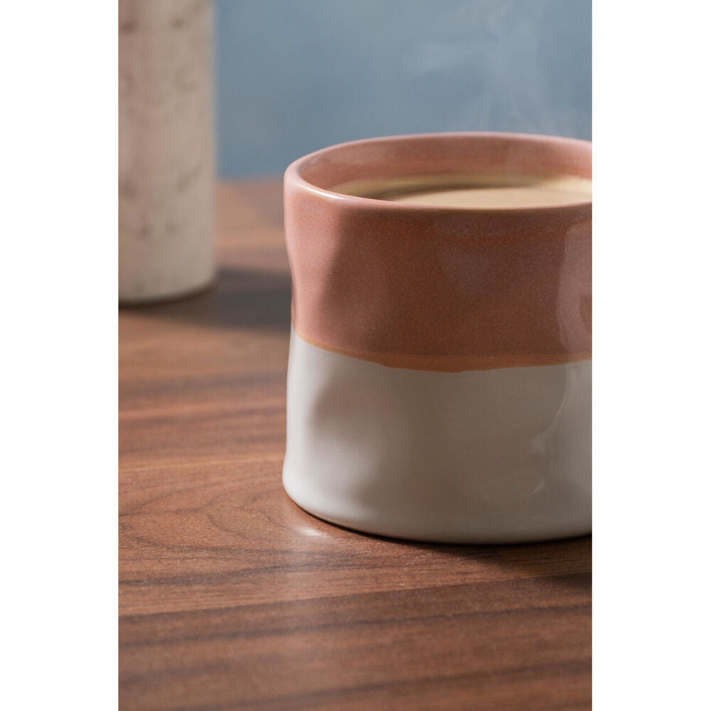 Mikasa 350ml Ombre Coffee Mug Tea Cup Clay Drinkware w/ Handle Pink/White (4 Pack) — image 7