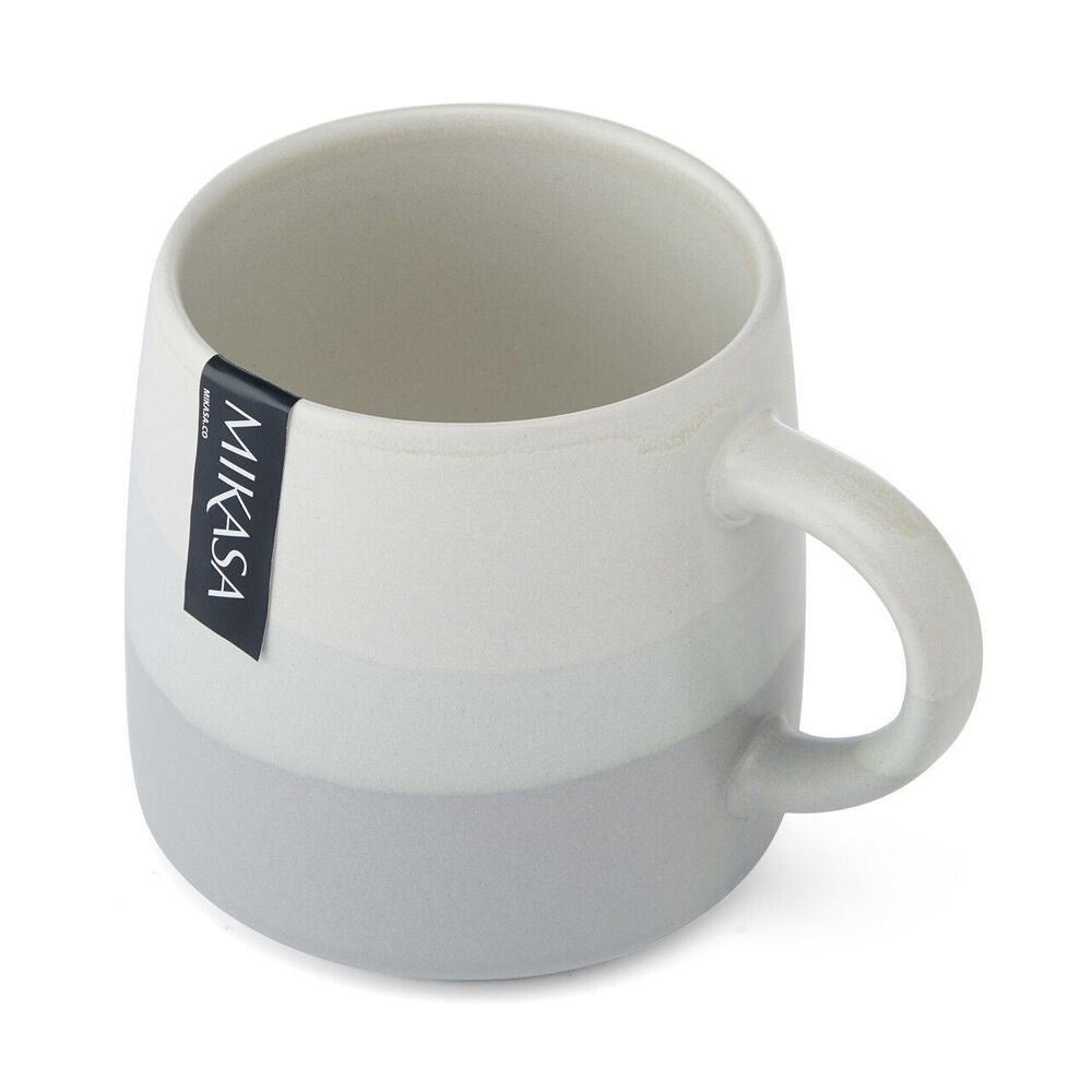 Mikasa 400ml Reactive Glaze Coffee Mug Cup Stoneware Drinkware w/ Handle Grey — image 4