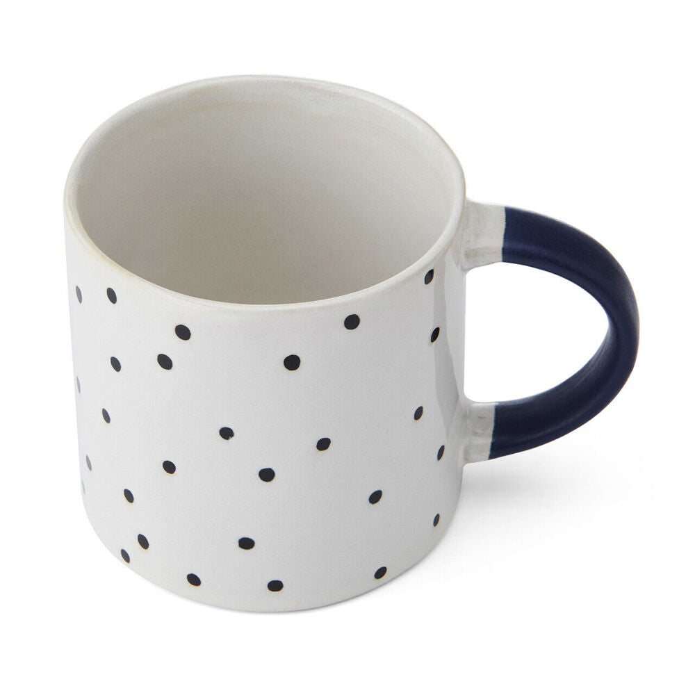 Mikasa Stoneware Coffee Mug Tea/Water/Milk Cup Drinkware 390ml Spot Pink — image 4