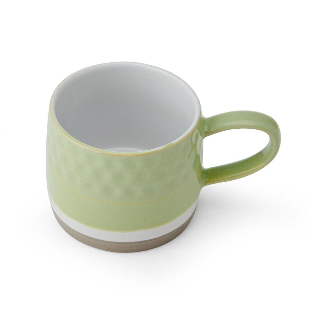 Mikasa 320ml Textured Ombre Coffee Mug Cup Stoneware Drinkware w/Handle Green — image 2