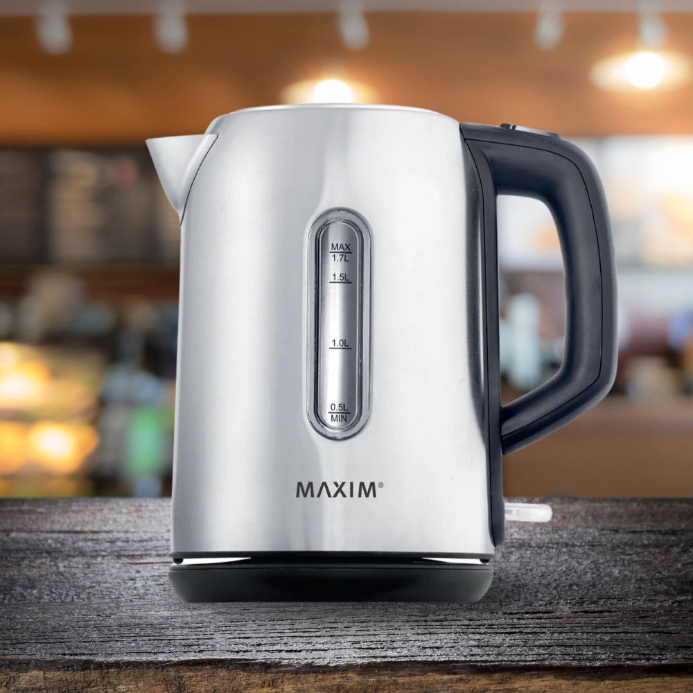 Maxim Kitchenpro 1.7L Stainless Steel Electric Water Kettle Coffee/Tea Boiler — image 2